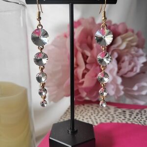 Crystal Drop Dangle Earrings